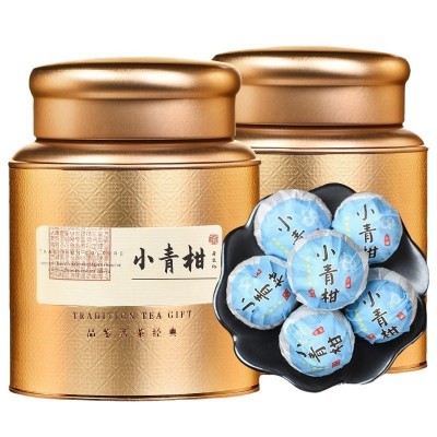 云南普洱熟茶新会小青柑普洱茶陈皮柑普茶小青桔迷你罐装茶叶500g图5