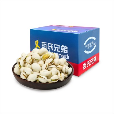 开心果坚果大量批发散装原味果仁无漂白批货箱装盐焗零食新年年货图5