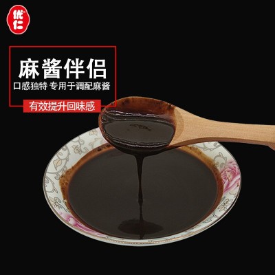 麻酱伴侣 厂家批发涮牛羊肉火锅蘸料专用调味酱汁商用芝麻酱伴侣图2