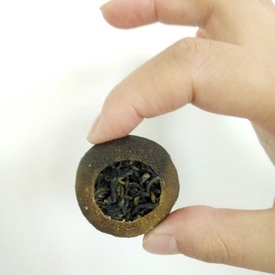 新会陈皮茶叶小青柑 青柑崖茶 石崖茶图4