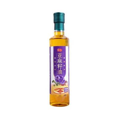 厂家代发纯亚麻籽油500毫升冷榨食用油植物油家用商用图5