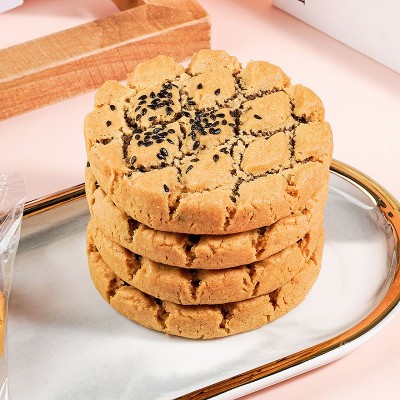 木糖醇夹心桃酥500g*1箱铁棍山药核黑芝麻装桃酥无蔗糖 桃酥代发图4