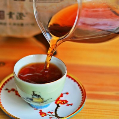 贡澄 2018普洱熟茶 勐海味 宫廷茶饼 普洱茶 和善 批发357克图2