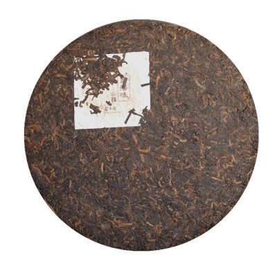 贡澄 2018普洱熟茶 勐海味 宫廷茶饼 普洱茶 和善 批发357克图5