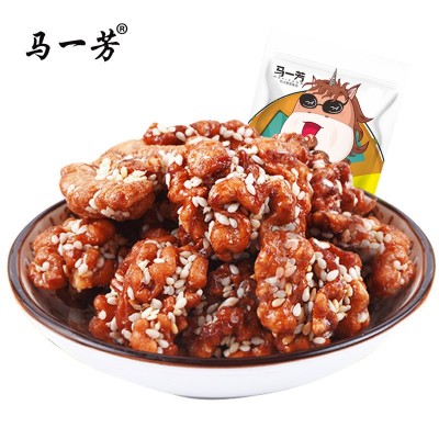 马一芳芝麻琥珀核桃仁25g*20袋独立小包装坚果零食学生餐便携图3
