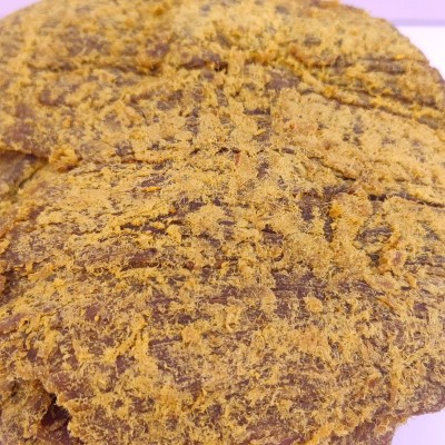 原切猪肉片沙爹味五香味肉条咖哩味 猪肉干 毛条展会景点超市小吃图3