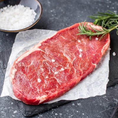 黑胡椒牛排130g牧鲜谷西冷眼肉家庭超市餐饮原切调理整切牛排图4