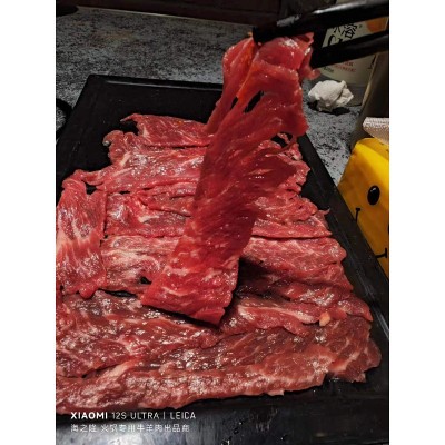 海之隆 原切 牛上脑切片火锅 鲜牛肉 火锅牛羊肉超市食材 180g图4