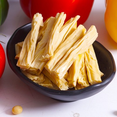 豆果果鲜腐竹108g纯正手工豆腐皮冷冻速食火锅食材头层凉拌图4