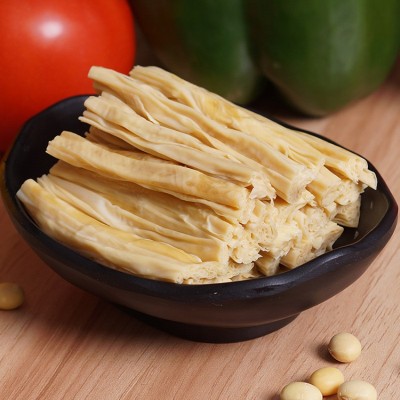豆果果鲜腐竹108g纯正手工豆腐皮冷冻速食火锅食材头层凉拌图2
