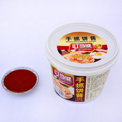 叮当婆手抓饼酱料 2.25kg超值装 餐饮调味酱 风味小吃酱图4