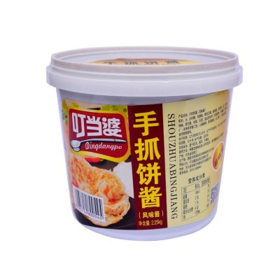 叮当婆手抓饼酱料 2.25kg超值装 餐饮调味酱 风味小吃酱图5