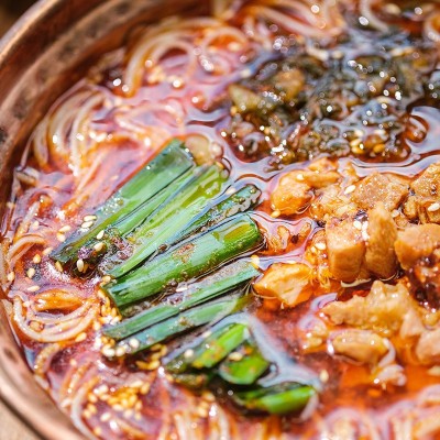 德和玉溪酸菜焖肉小锅米线372g云南特产小吃方便速食米线米粉图3