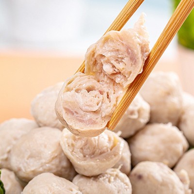 手打潮汕猪肚丸潮州猪肉丸汕头特产新鲜火锅烧烤丸子食材批发图2