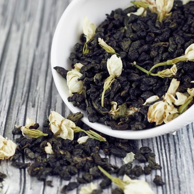 雅益闲四川茉莉花茶散装茶叶浓香耐泡蟹目香珠老茶客味浓批发图2