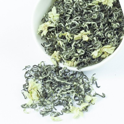 新茶四川雅益闲飘雪花茶 浓香型茉莉花茶 散装茶叶图2