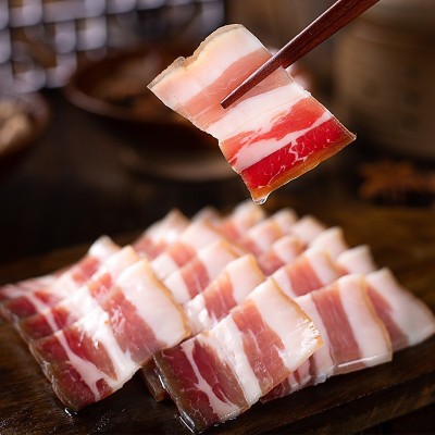 徽州刀板香五花肉咸肉安徽特产农家自制手工腊肉风干咸肉腊味批发图4