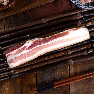 徽州刀板香五花肉咸肉安徽特产农家自制手工腊肉风干咸肉腊味批发图3