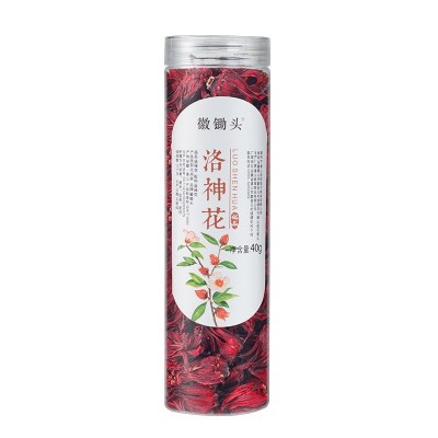 徽锄头洛神花 云南玫瑰茄 新鲜洛神花干花草茶40g罐装厂家批发图5