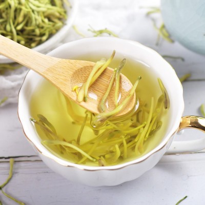 茗茶花舍 花草茶金银花茶一件代发 金银花茶图2