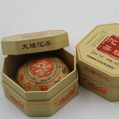 加工定制茶叶批发普洱茶生茶品藏毛尖过节送礼200g精装普洱生沱茶图2