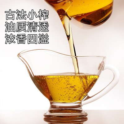 厂家批发花生油一级压榨纯正浓香花生油5L/桶整箱油之初食用油图2