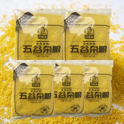 沂蒙小黄米优质小黄米养胃小米粥黄小米五谷杂粮粗粮黄小米农家小图2