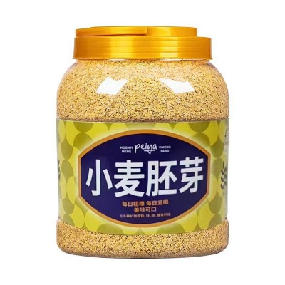 小麦胚芽高纤富硒熟小麦胚芽片无蔗糖即食免煮早餐代餐营养谷物图5