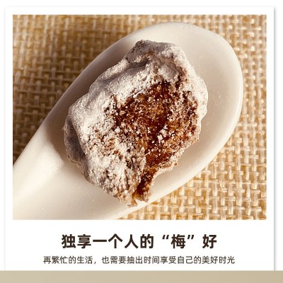 正宗咸话梅散装5斤装广式白话梅酸甜梅子泡水梅肉干休闲解腻零食图2