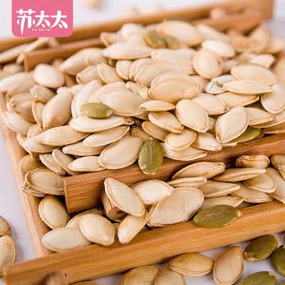 苏太太新货南瓜子原味批发小包装盐焗瓜子熟散装南瓜籽批发500g图2