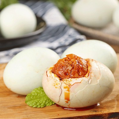 赛蟹皇咸鸭蛋红泥咸鸭蛋65g*20枚味香软流油正宗红心早餐下饭即食图4