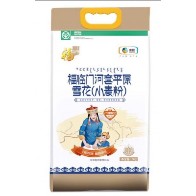 厂家直发中粮面粉福临门河套平原雪花粉5kg小麦粉馒头饺子粉图5