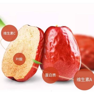 宁夏硒砂红枣特级哒枣子富硒食品一级大枣袋装整箱批发一件代发图3