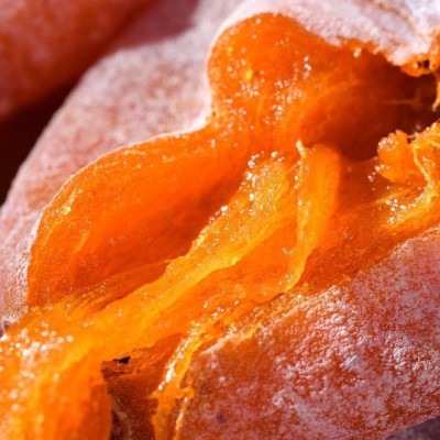 代发富平柿子饼500g 陕西特产吊霜圆柿子 农家手工带霜柿子饼图3