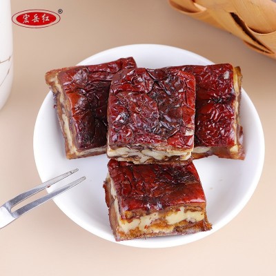 枣仁派枣夹核桃网红零食一件代发 枣夹核桃 抱抱果红枣糕 红枣核桃图3