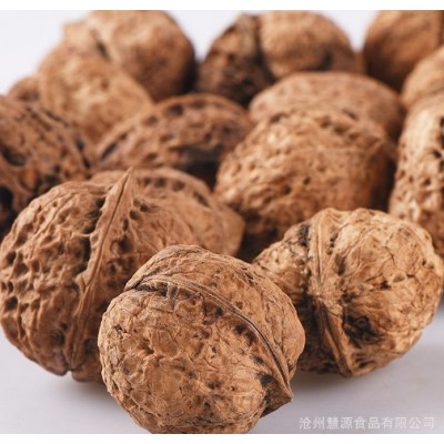 云南大麻果薄皮核桃原味散装批发 特产皮薄肉厚500g大麻子核桃图3