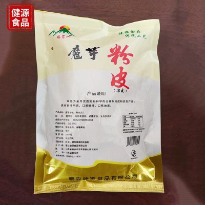 魔芋粉皮凉拌菜原料火锅麻辣烫餐饮 200g 袋装煮炒魔芋干粉皮批发图2