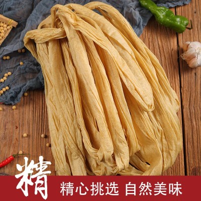 蛋白肉豆皮段干货批发人造肉豆制品豆皮麻辣烫火锅食材干豆皮图3