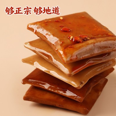 杭州土特产纯手工五香豆干茶干多口味休闲网红小吃零食即食礼盒装图4