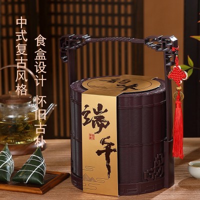 韵味端午粽子礼盒批货鲜肉蜜枣咸蛋黄绿豆糕豆沙端午粽子早餐团购图3