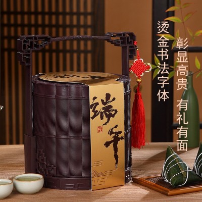 韵味端午粽子礼盒批货鲜肉蜜枣咸蛋黄绿豆糕豆沙端午粽子早餐团购图4