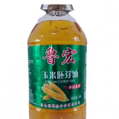 厂家直供鲁宏玉米油 玉米胚芽油烘焙 家庭装食用植物油图4