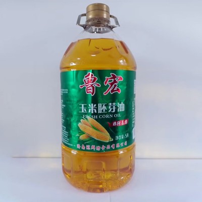 厂家直供鲁宏玉米油 玉米胚芽油烘焙 家庭装食用植物油图2