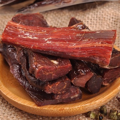 疯味世代罐装手撕牛肉168g 四川厂家批发五香味麻辣味手撕牛肉图3