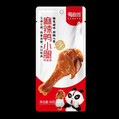 蜀道香麻辣鸭小腿40g追剧休闲小吃零食批发熟食厂家直销鸭腿食品图5
