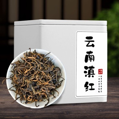 云南凤庆滇红古树红茶散茶批发小罐装袋装滇红金针全芽茶叶自己喝图2