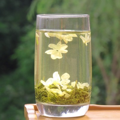 知茶人100克茉莉香芽袋装茶 茉莉花茶 蒙顶山茶图2