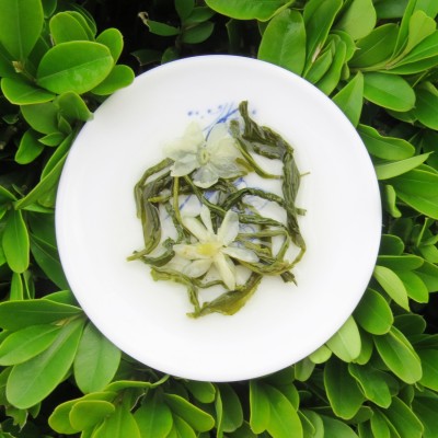 知茶人100克茉莉香芽袋装茶 茉莉花茶 蒙顶山茶图3