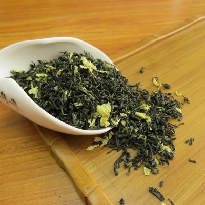 知茶人100克茉莉香芽袋装茶 茉莉花茶 蒙顶山茶图4