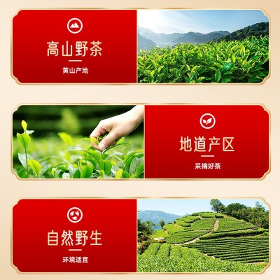 厂家定制贴牌新茶高山绿茶黄山毛峰 灌装200g 一件代发黄山毛峰图4